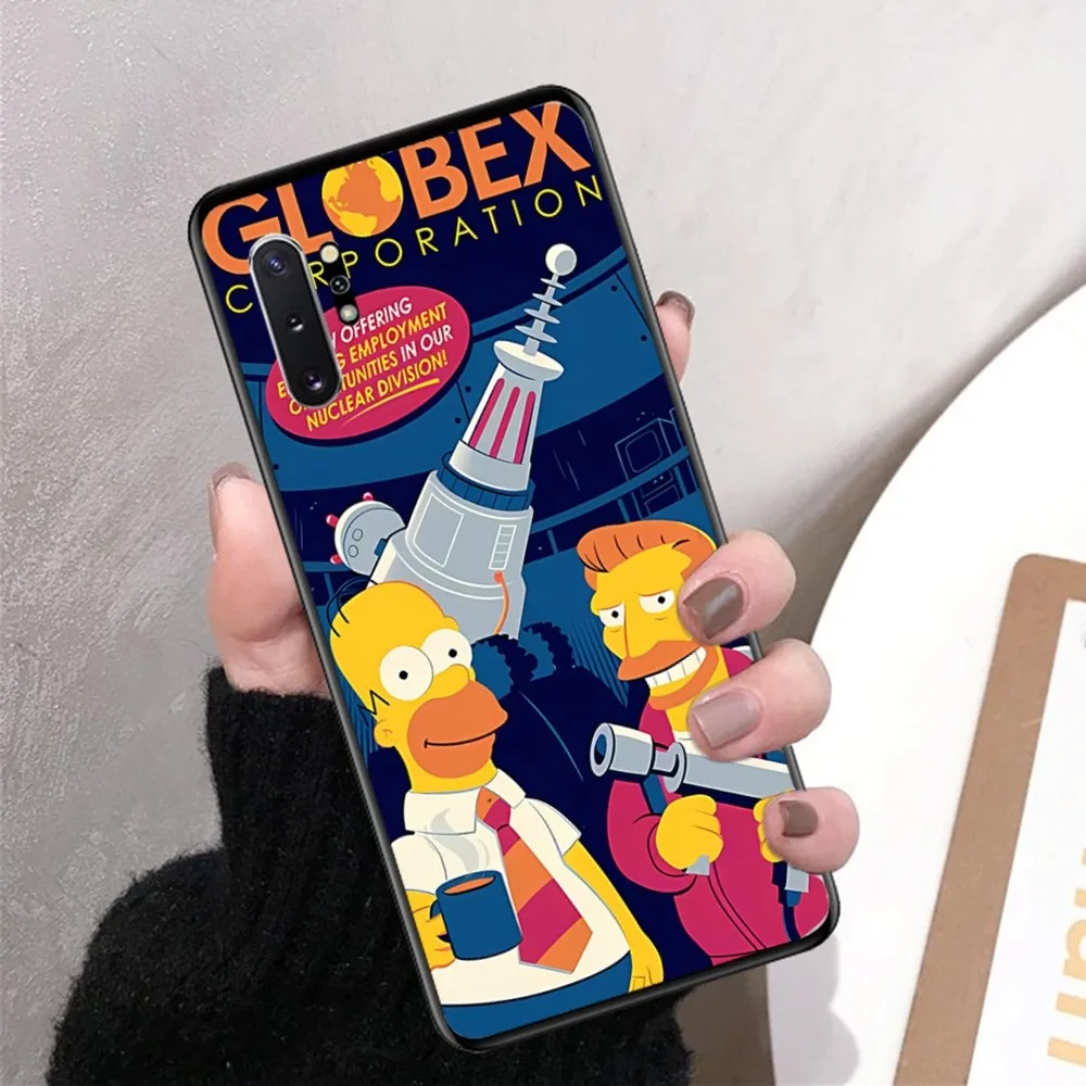 Милый чехол для телефона S-Simpsons с рисунком Samsung Note 8 9 10 20 Pro Plus Lite M 11 30 21 31 51 A 22 42 02 03