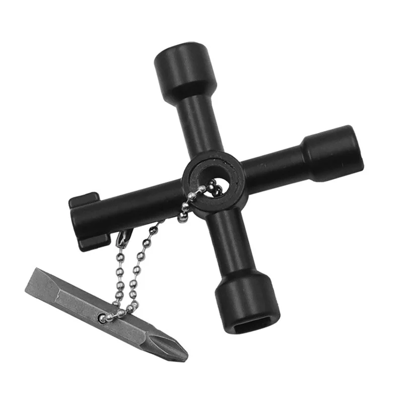 

High quality multi-function key wrench cross electric control cabinet shield door valve long head buy 1 get 1 free