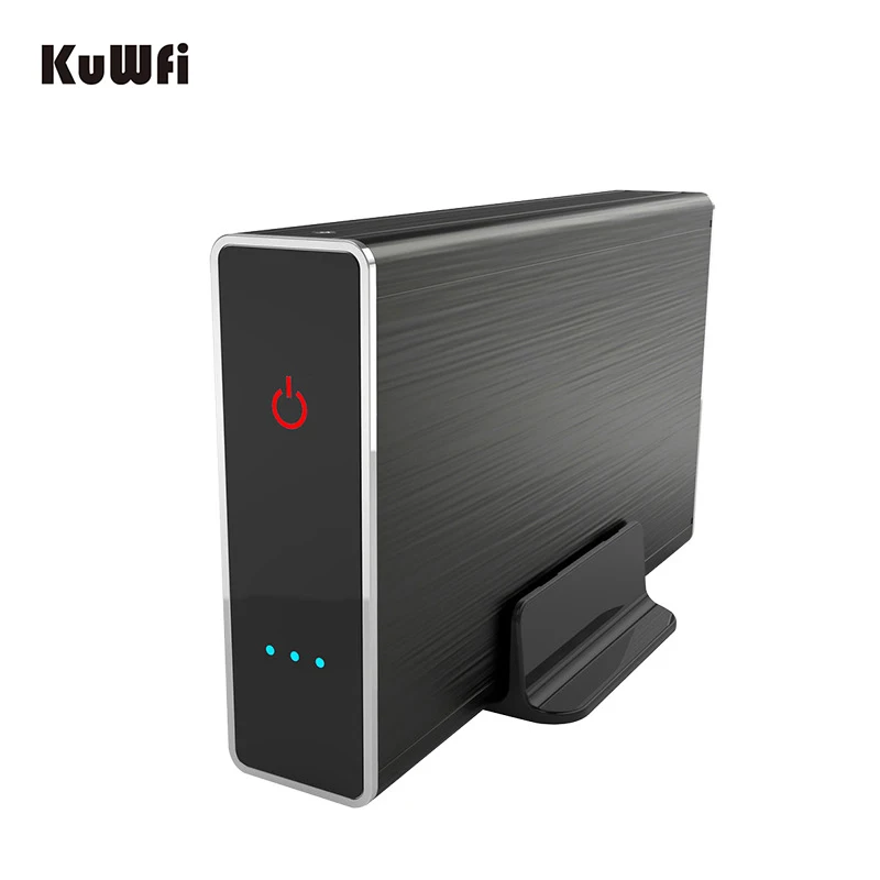 

KuWFi Portable USB 3.0 to SATA External Aluminum Hard Disk Drive Enclosure Case for 3.5" SATA HDD and SSD High Quality
