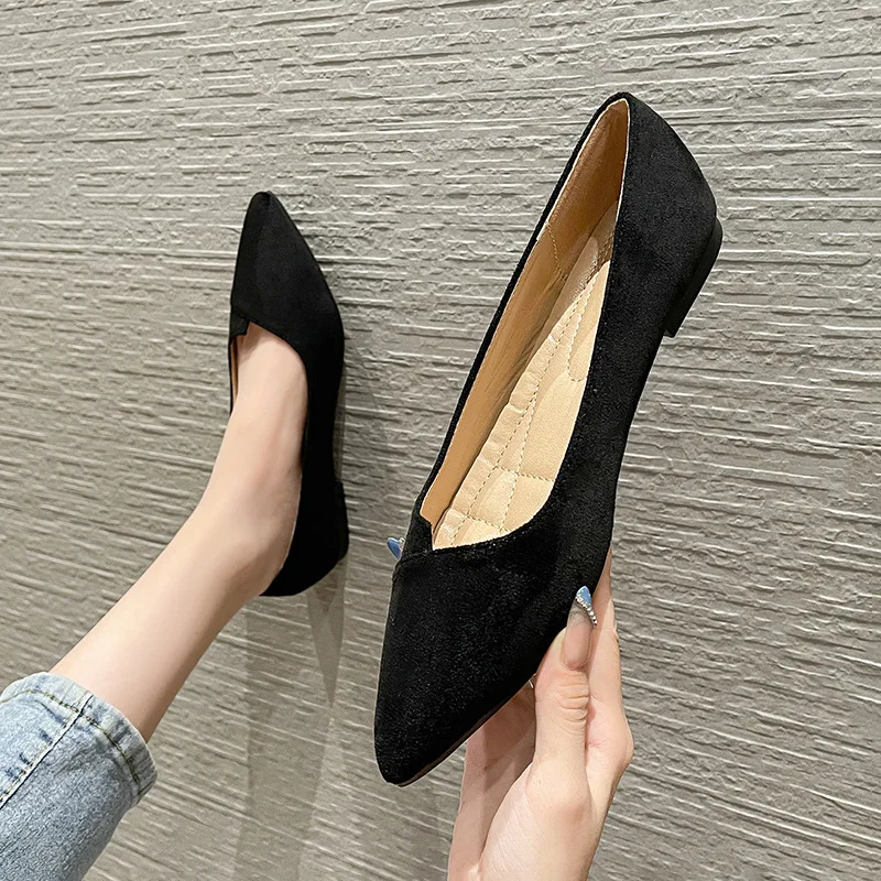 Hot Selling Pointy Toe Women Dress Casual Ladies Office Shoes Flats