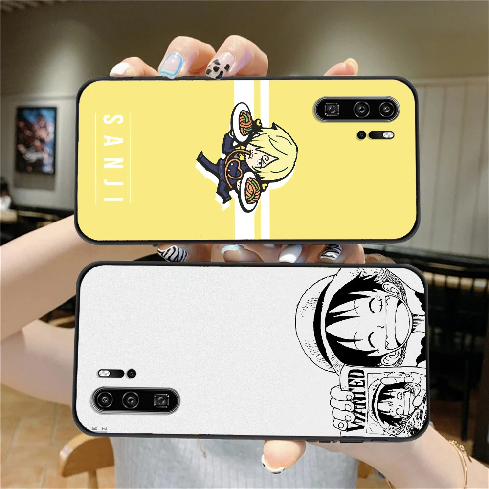 

ONE PIECE Anime Funda Phone Cases For Huawei Honor P30 P40 Pro P30 Pro Honor 8X V9 10i 10X Lite 9A Soft TPU Back Cover