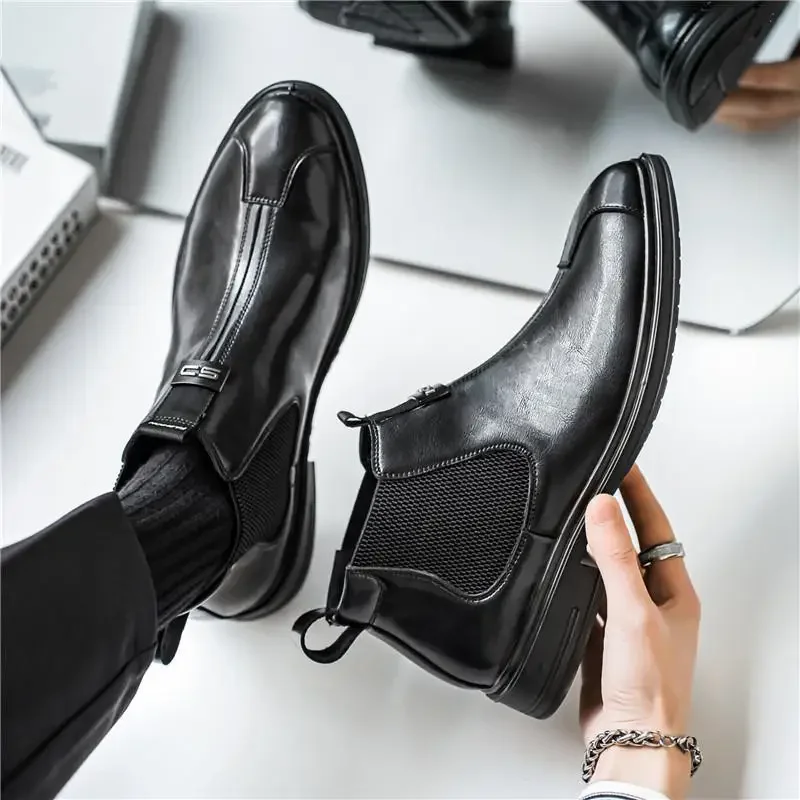 

Leather Shoes Men's Summer Breathable 2023 New Men's Men's Shoes Men's British Business Dress Interview Work Shoes