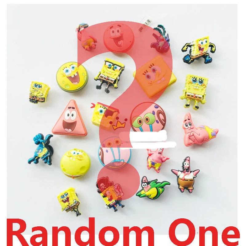 

Оригинальные 3D губка, Патрик, подвеска, аксессуары, мультяшная ПВХ обувь, пряжка, украшения для сандалий, декоративные пряжки, подарок