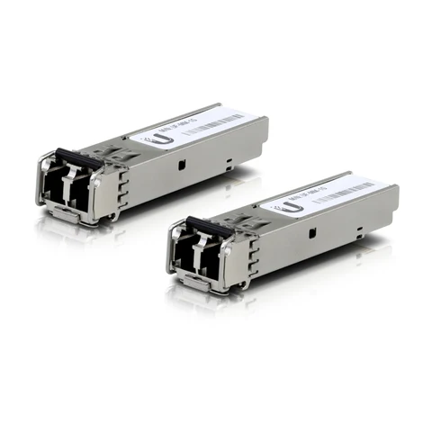 UBIQUITI UF-MM-1G SFP модули и кабельное соединение для 550 м, 1,25 Гбит/с, UFiber модули и LC многомодовый волоконный кабель 2 упаковки - изображение