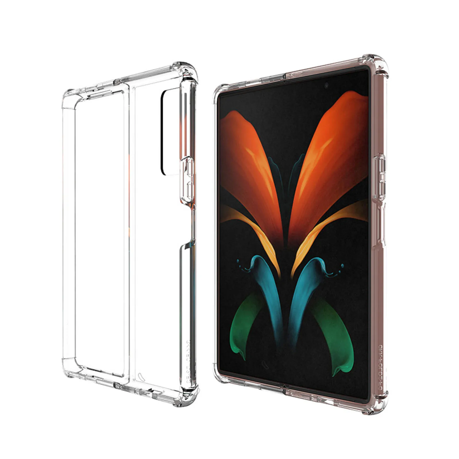 

Ультратонкий Твердый чехол для телефона Samsung Galaxy Z Fold 3, полностью защищающий Тонкий деловой чехол для Z Fold3, противоударный защитный чехол