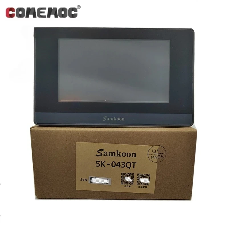 Фото Samkoon 4,3-дюймовый SK-043QT 24 В постоянного тока с сенсорным экраном HMI-память 128 МБ флэш-памяти 128 МБ ЦП DDR3 Cortex A8 600 МГц COM: RS232 422 485 №2