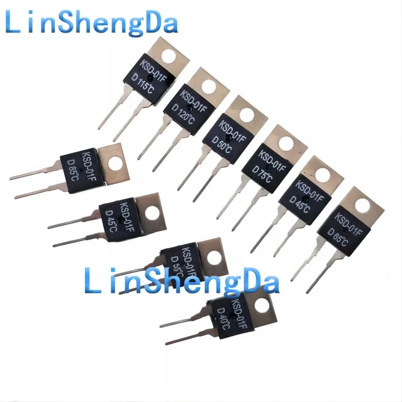 5 шт., реле температуры, 40-135 градусов