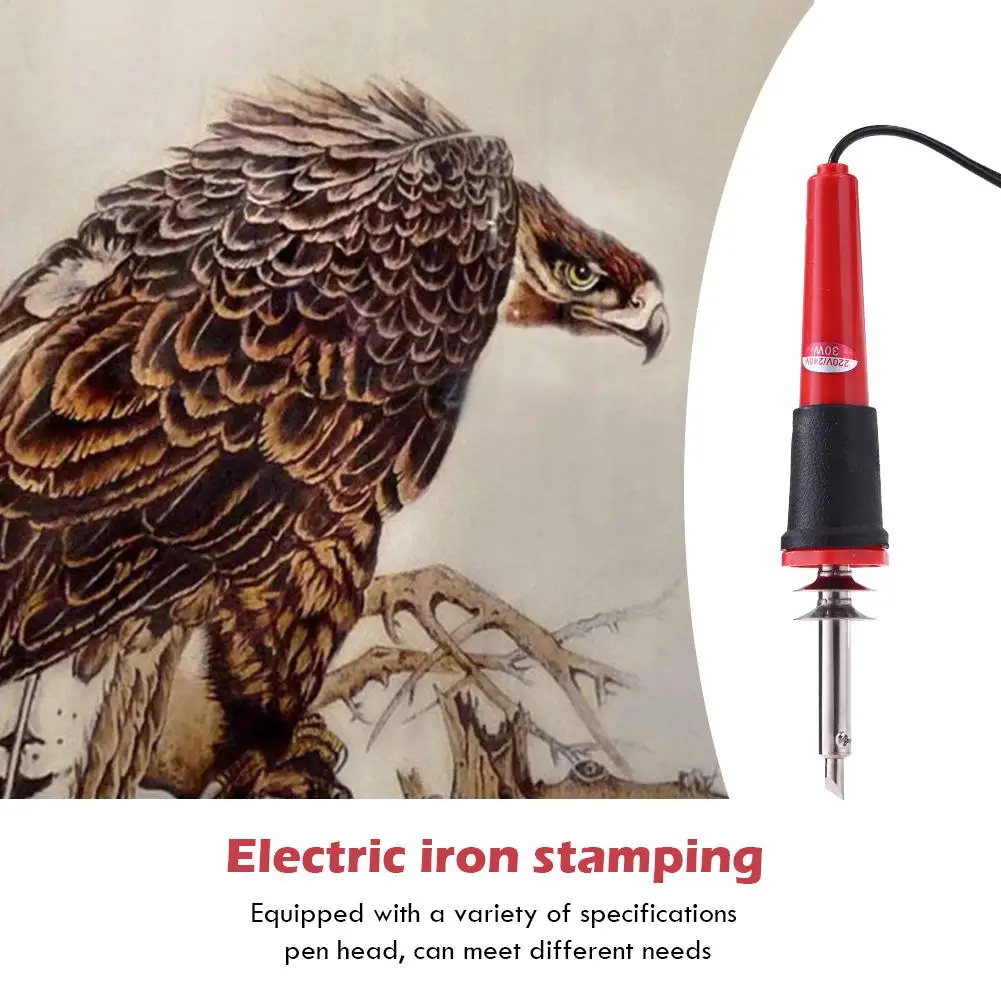 

37pcs/set Electric Soldering Iron Tip Pyrography Tool Wood Embossing Burning Pen Mainly Used for Individual DIY Creation