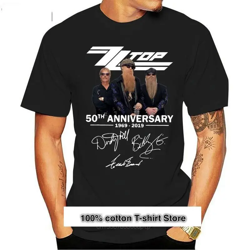 

Nuevo ZZ TOP banda 50 años playera aniversario la SIZES-5XL