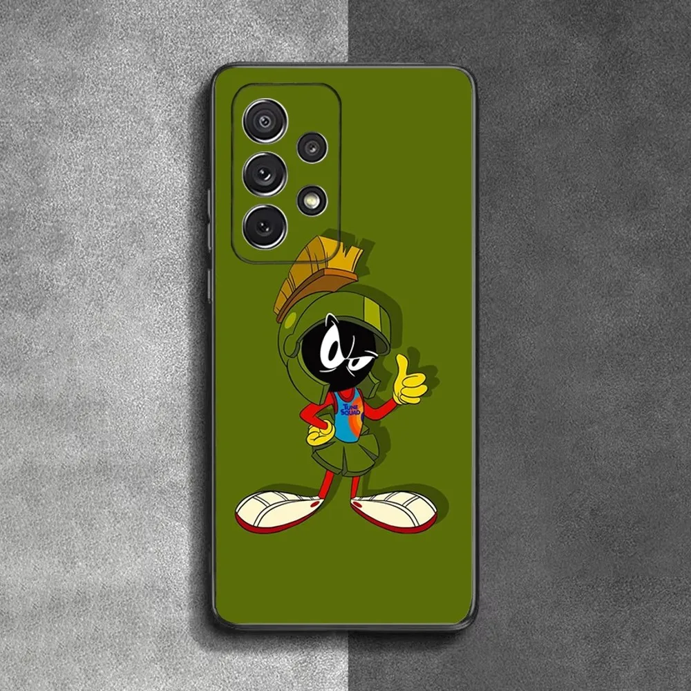 Чехол для телефона M- Marvin The Martian Samsung S24 23 22 30 21 10 9 Ultra Plus Lite FE мягкий силиконовый