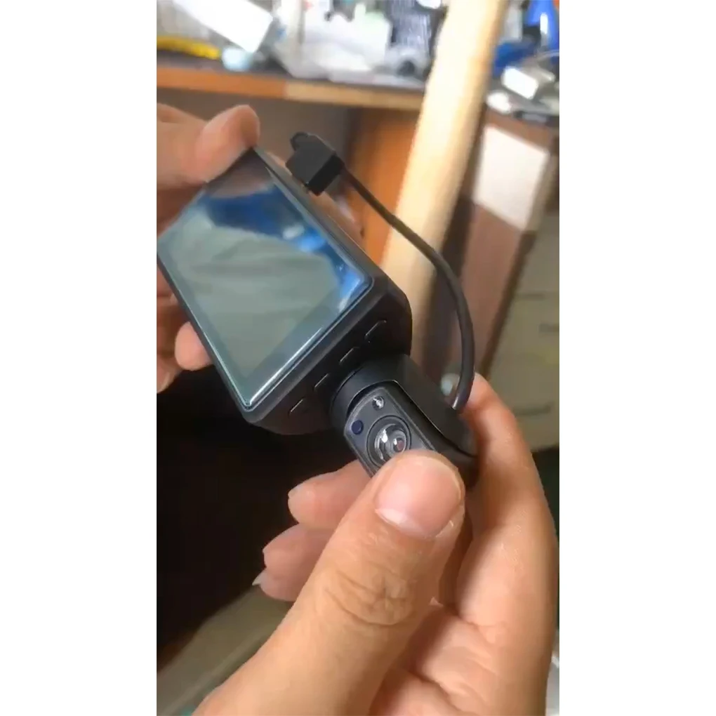 

Регулируемый видеорегистратор Передняя и задняя камеры Автомобильный регистратор G-Sensor DVR видео