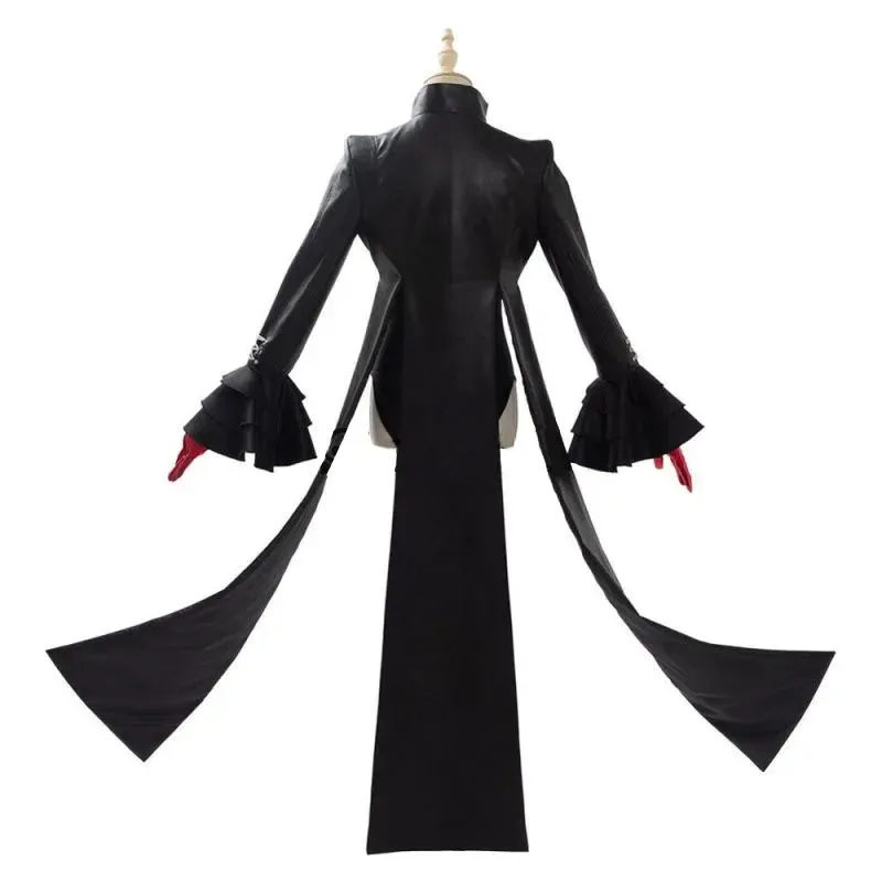 Фото Аниме Royal Yoshizawa Kasumi Косплей Костюм Phantom Thief Униформа Костюм Боди и Маска Фиолетовый Парик Головной Убор Для Женщин Вечеринка №4