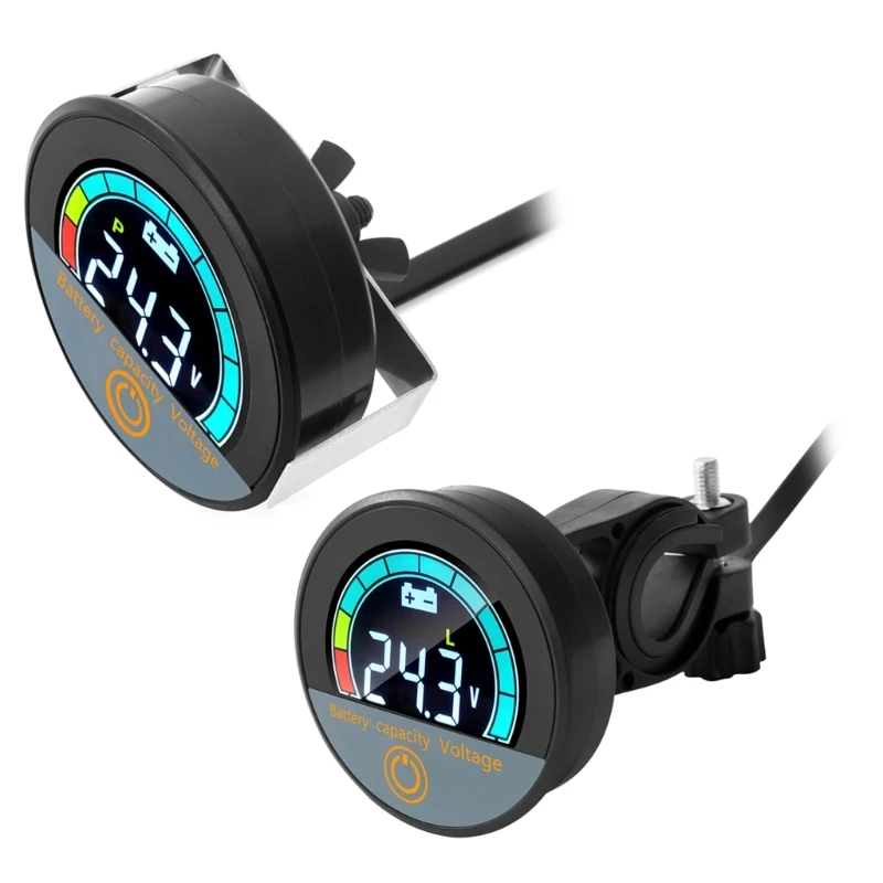 

H55E Универсальный ЖК-вольтметр Батарея Вольттестер Панель DC7-100V Вольтметр ВольтметрМонитор с процентным дисплеем с