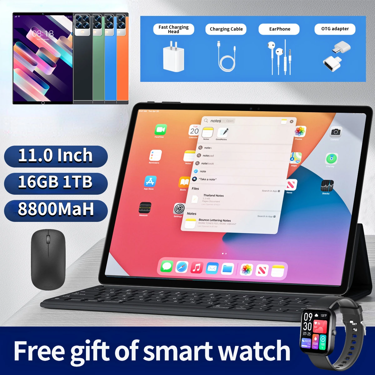 

Original S29 Tablet PC 11 Inch Android 12 16GB 1TB 10Core 8800mAh Google Play WPS 5G WIFI Bluetooth LaptopTouch Screen Languages