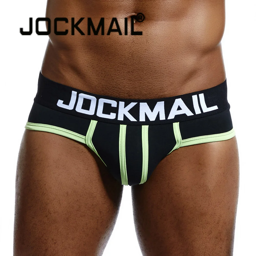 

Трусы-боксеры Jockmail мужские, пикантное нижнее белье с U-образным выпуклым мешочком для пениса, трусы для геев