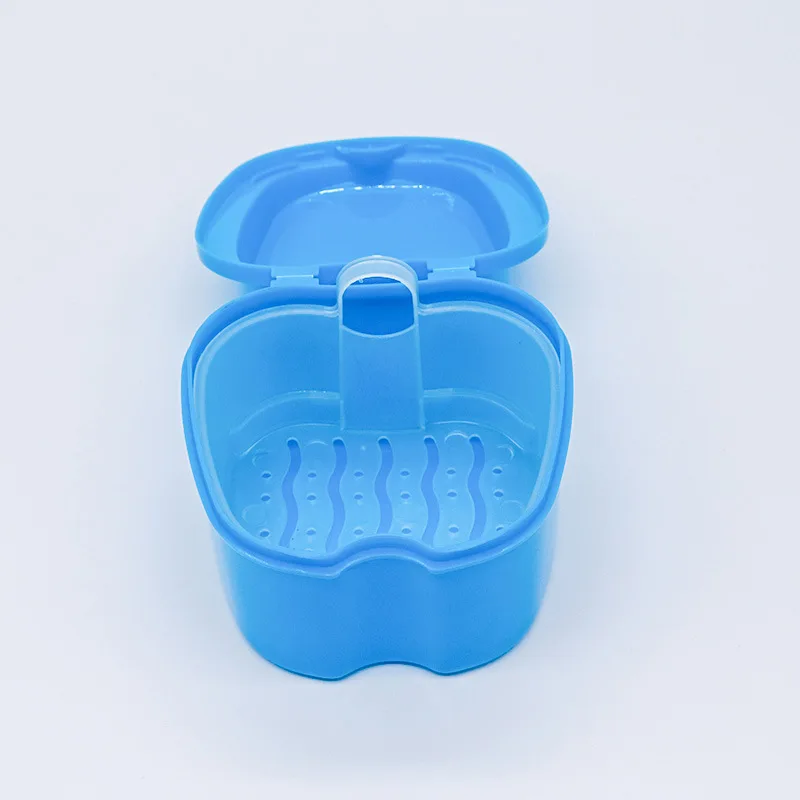 Коробка для зубных протезов ухода за полостью рта чехол искусственная кожа с