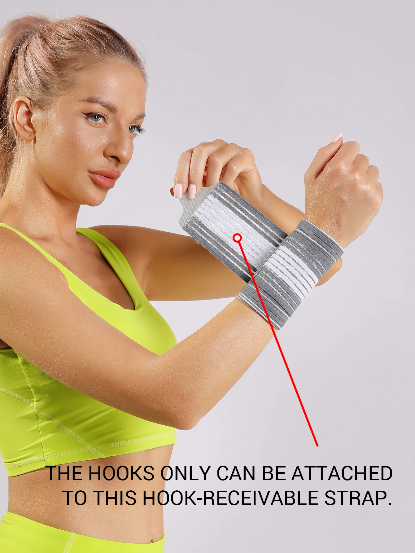 1 шт. компрессионный регулируемый браслет на запястье 7114