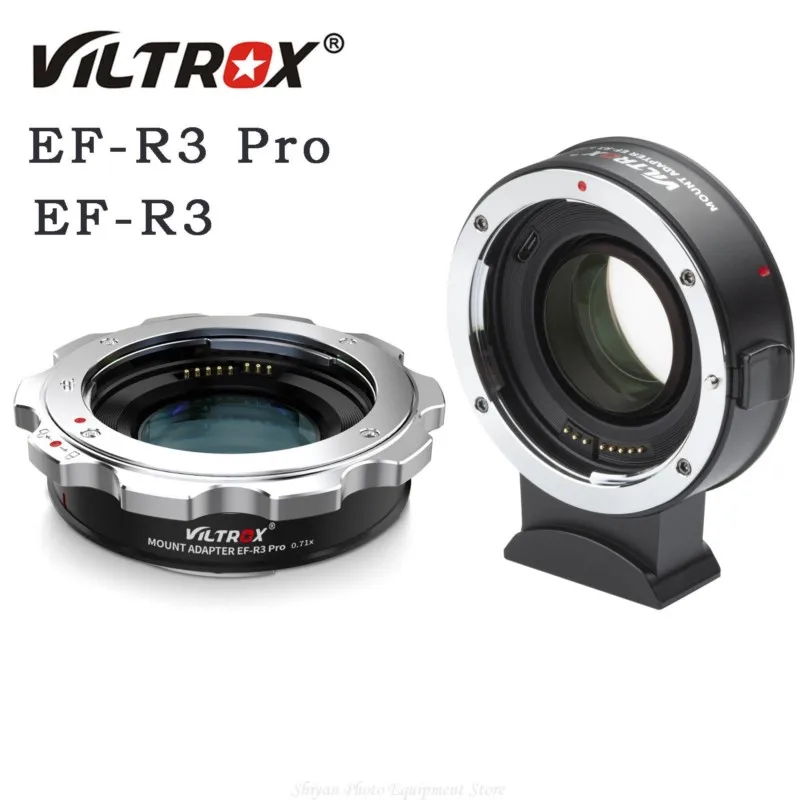 

VILTROX EF-R3 Pro 0.71x адаптер для усиления скорости Canon EF объектив для радиочастотной камеры Автофокус для RP R3 R6 EOS C70 RED KOMODO 6K Cinema