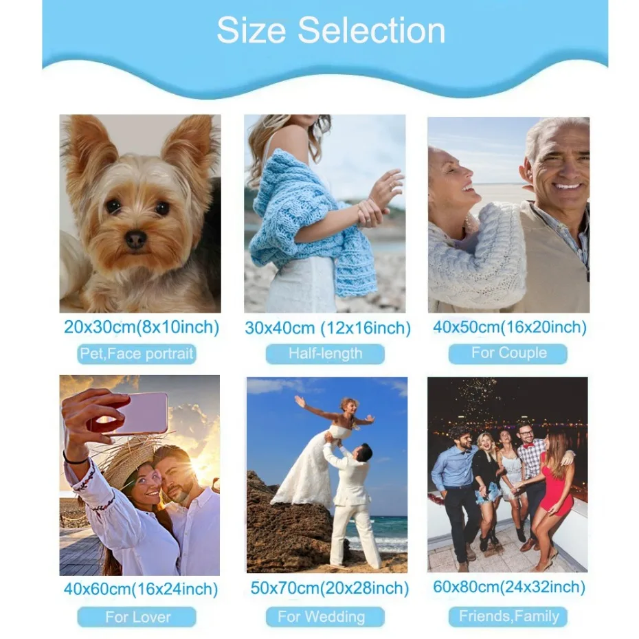 Картина на заказ аниме холст Персонализируйте вашу картину HD печать