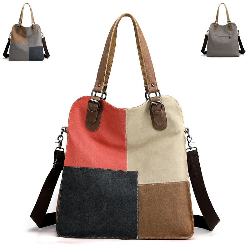 

Новинка 2022, Холщовая Сумка-тоут CFUN YA, женская сумка, винтажная сумка для покупок, кошелек, женские сумки, дорожная Повседневная сумка через п...