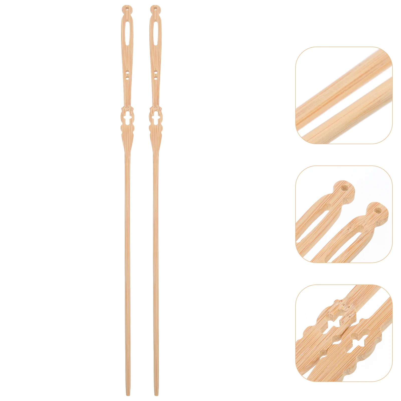 

2 шт., полые деревянные палочки для вентилятора