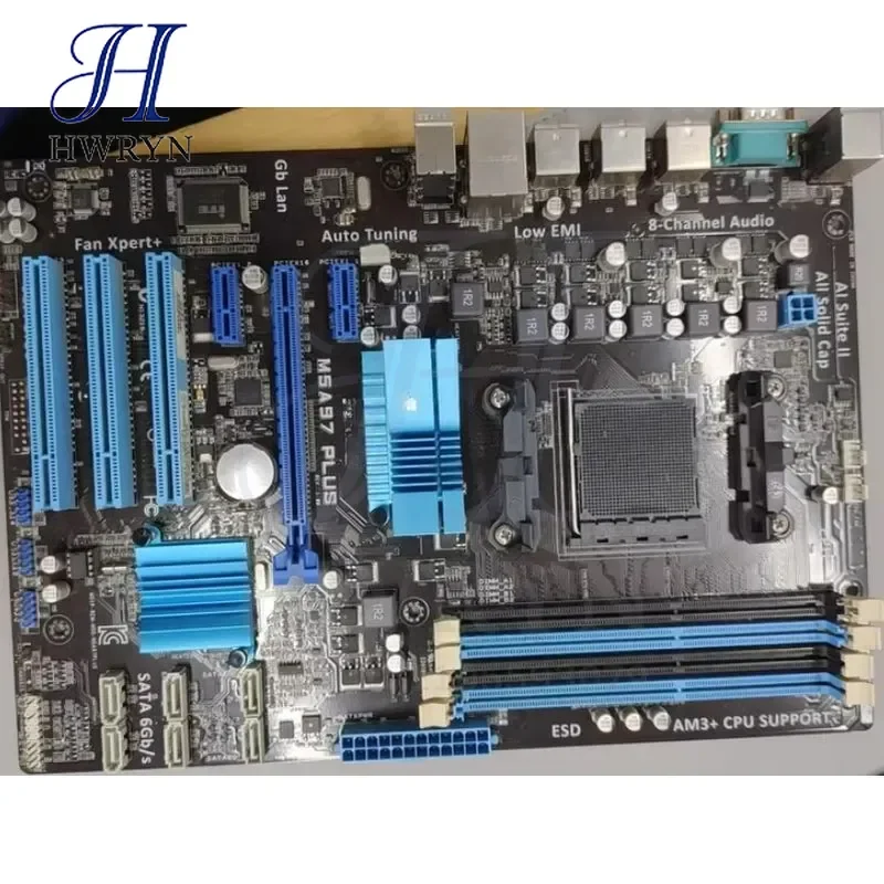 Фото Материнская плата для ASUS M5A97 PLUS LE R2.0 M5A78 LE 970, поддержка процессоров AM3 Plus, совместимость с FX8350 №1
