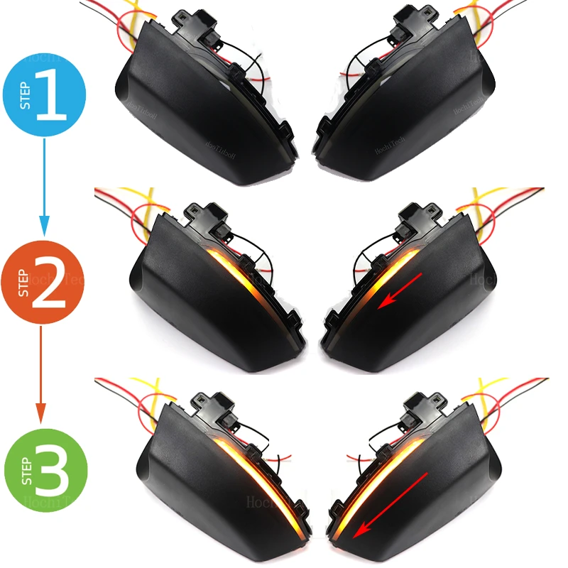 Фонарь поворотный 2 шт. для VW Volkswagen Polo MK5 6R 6C 2009-2017