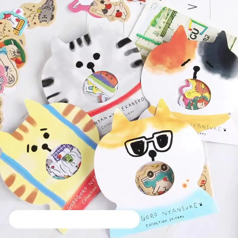 Набор наклеек с котами 30 шт