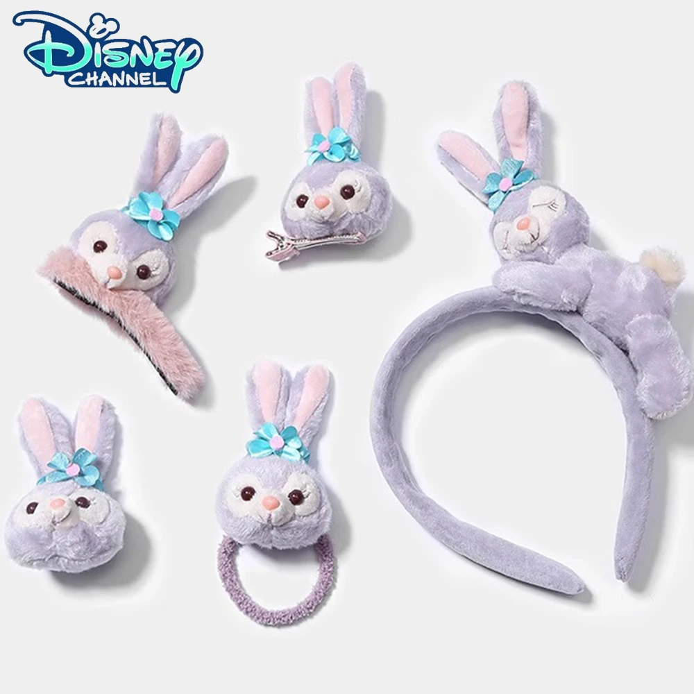 

Disney Headband Anime Cartoon Stella Lou Headdress Kawaii Plush Toy Doll Children Student Hair Accessories Girls Birthday Gifts