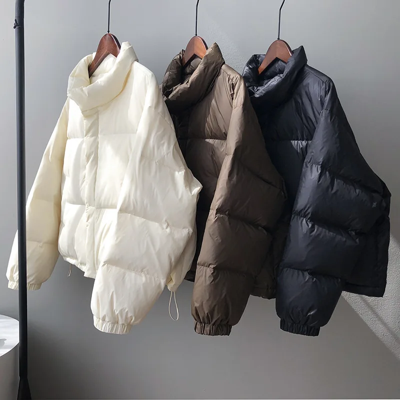Down Jacket Female 2022 Winter New Korean Version of Loose Thickened Bread Clothes Casual Warm Jacket