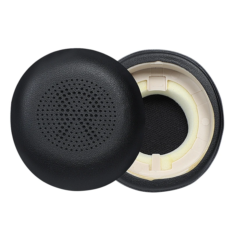 

Leather Earpads Compatible withJabra-Elite 45H Headset Earmuffs Memory Foam Covers Headphone Ear Pads Spare Parts B36A