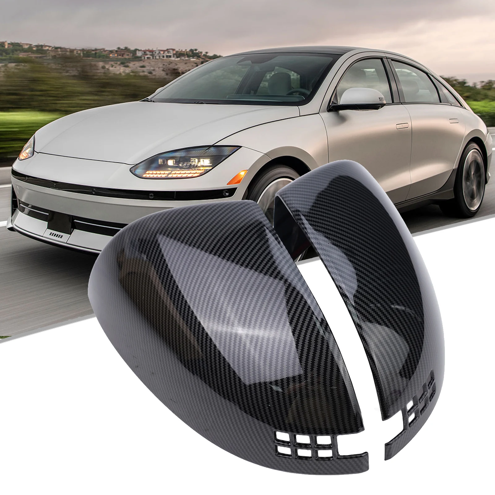 Крышка зеркала заднего вида практичное боковое зеркало для Hyundai IONIQ 6 2022+ модели с