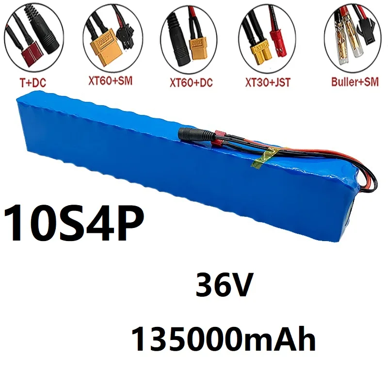 

Air Express Free Shipping 18650 10S4P 36V 135000mAh Lithium Ion Rechargeable Battery Pack for Electric Tools, Instruments,Etc