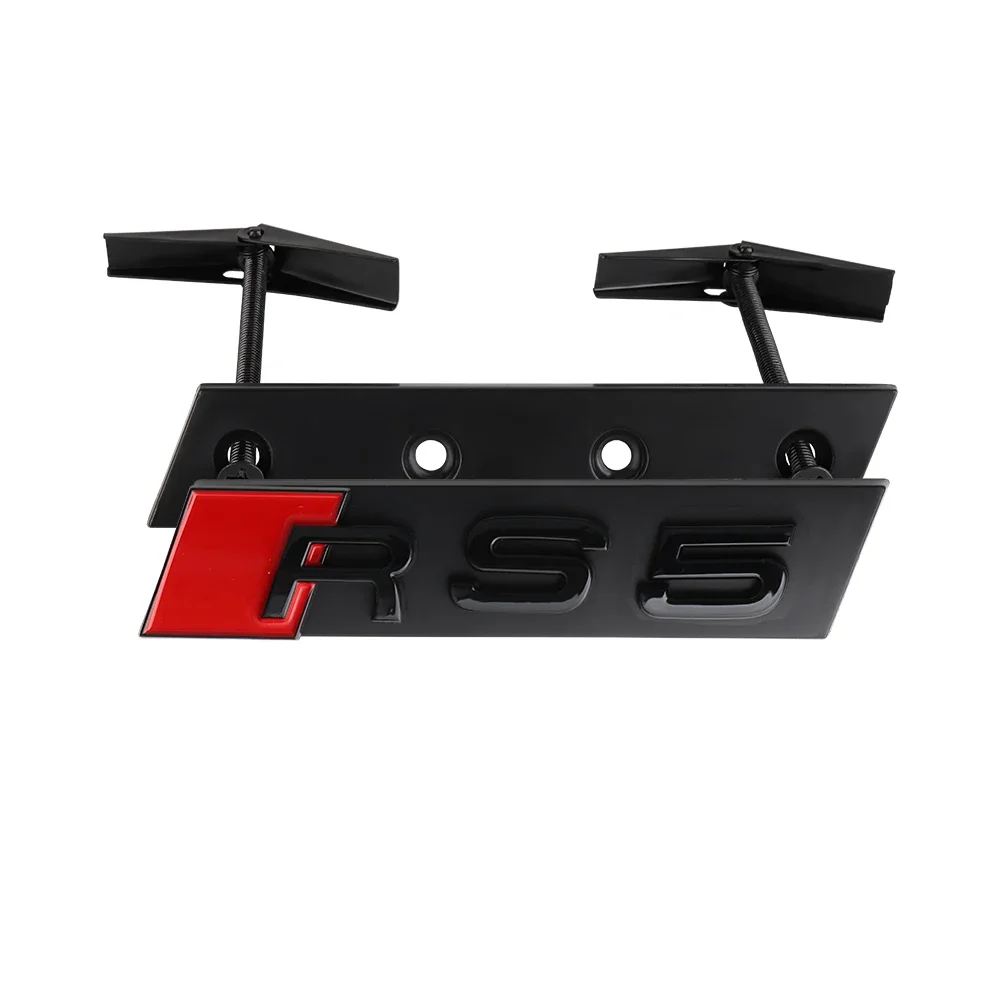 

Значок на переднюю решетку автомобиля из АБС-пластика с логотипом для Audi RS4, RS3, RS5, RS6, RS7, RS8, аксессуары для модификации экстерьера, декоративные наклейки