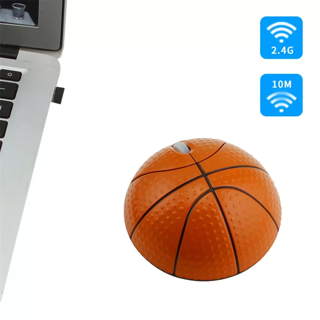 

Wireless Basketball Mouse Ergonomic 3D Optical Sports Basketball Mice For Laptop Creative Toy mouse