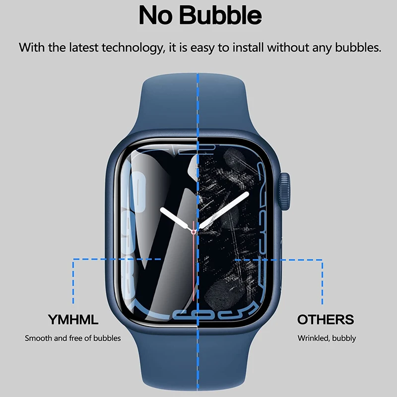 Фото 3D изогнутая Защитная пленка для Apple Watch 49 мм 44 мм 45 мм 40 мм 41 мм 42 мм 38 мм, защитные пленки для экрана iwatch серии Ultra 8 7 SE 6 5 4 3 №4