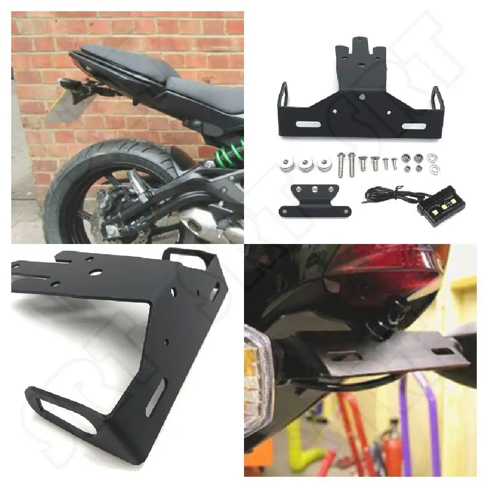 Подходит для Kawasaki ER6F ER6N Ninja 650R ER-6N 2012-2016 держатель номерного знака мотоцикла