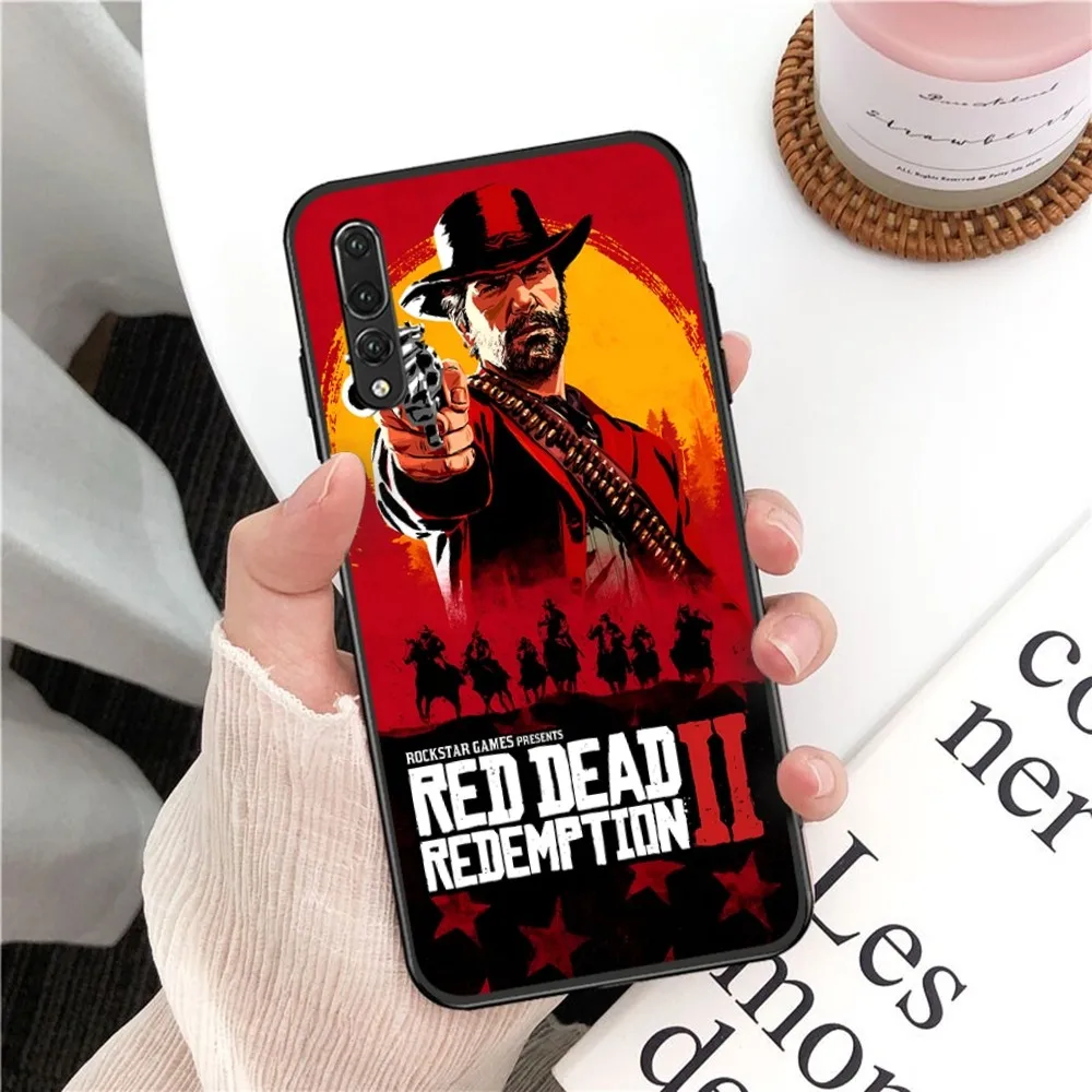 Red Dead R-Redemption RDR 2 Phone Case For Huawei P 8 9 10 20 30 40 50 Pro Lite Psmart Honor 70 Mate 20lite