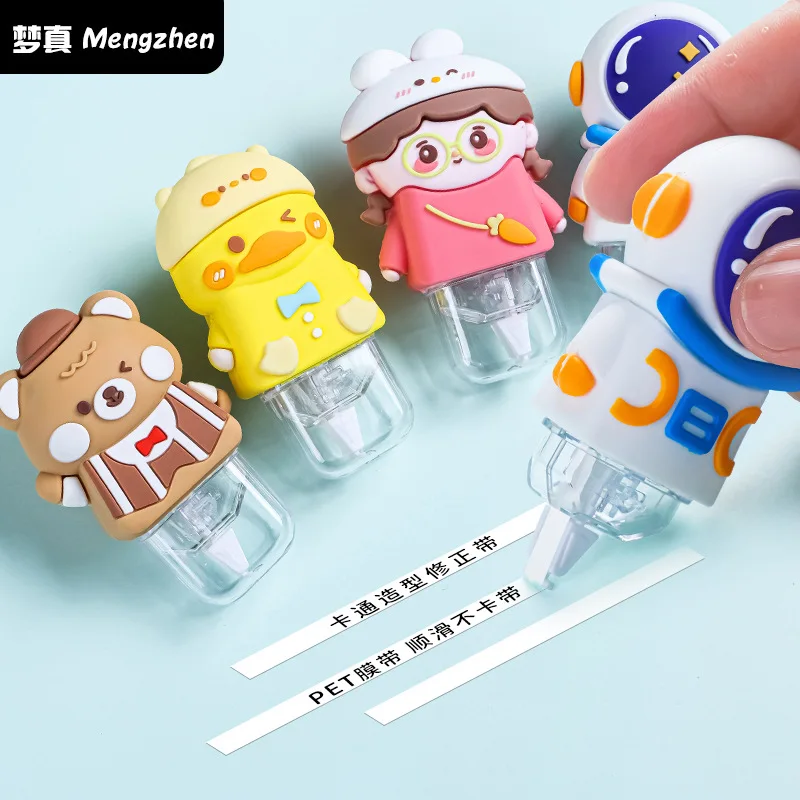 

Супер милый портативный корректирующий пояс! Детская работа для учеников, измененная ручная учетная запись, оптовая продажа канцелярских принадлежностей для учащихся