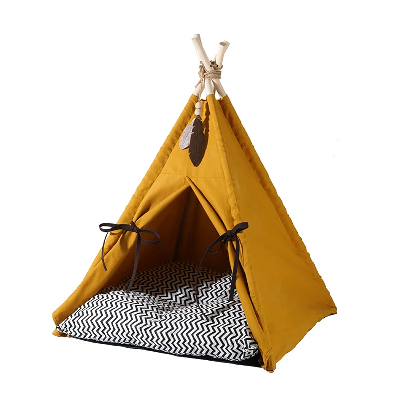 

Pet Tent Cat Nest Pet House Semi-Enclosed Four Seasons Universal Removable and Washable