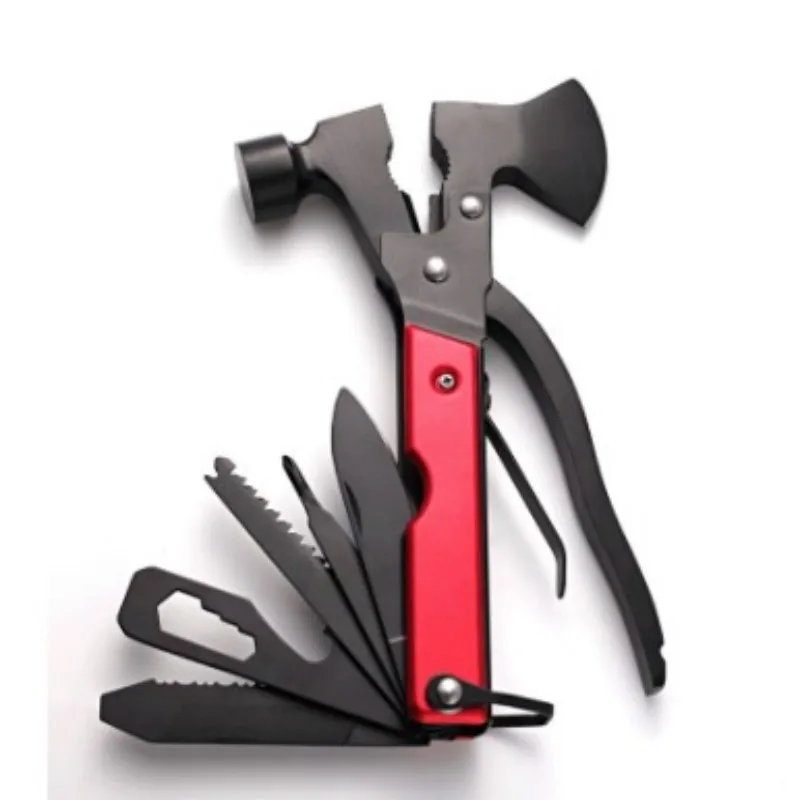 

Outdoor Multifunctional Small Axe Hammer Camping Portable Combination Tool Home Emergency Repair Bottle Opener Wrench Sel