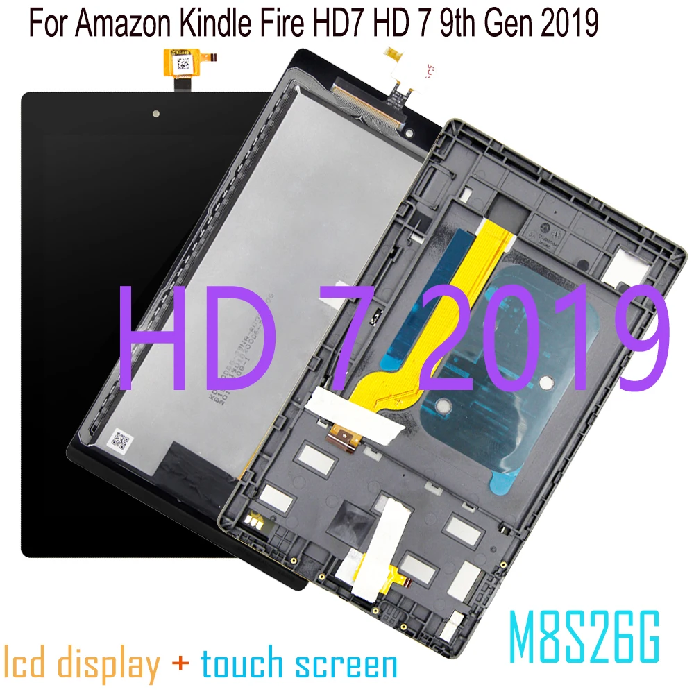 ЖК-дисплей 7 дюймов для Amazon Kindle Fire HD7 HD 7 9 поколения 2019 HD7 2019 HD 7 2019 M8S26G