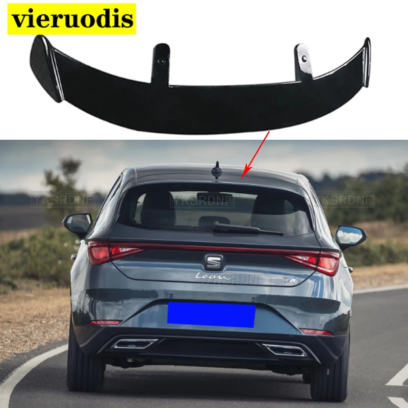 

Высококачественный задний спойлер из АБС-пластика для Volkswagen Seat LEON 5F MK3 спойлер 2012-2020 самодельный цветной спойлер из углеродного волокна