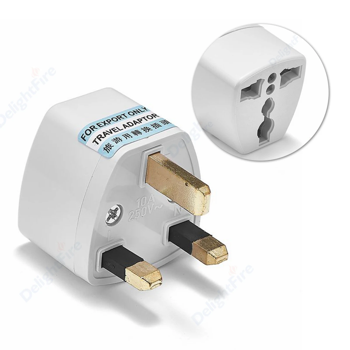 Universal UK Plug Adapter US EU AU To UK Travel Power Adapter Electrical Socket Plug Power Outlet Converter Electric Adaptors