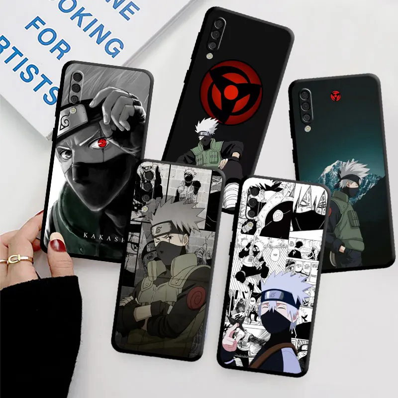 

Blood Wheel Eye Kakashis Case for Samsung Galaxy A50 A02s A70 A10 A10s A90 A51 A02 A01 M52 M31 M30S Black Silicone Soft Cover