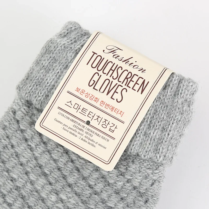 Зимние перчатки для сенсорного экрана женщин и мужчин