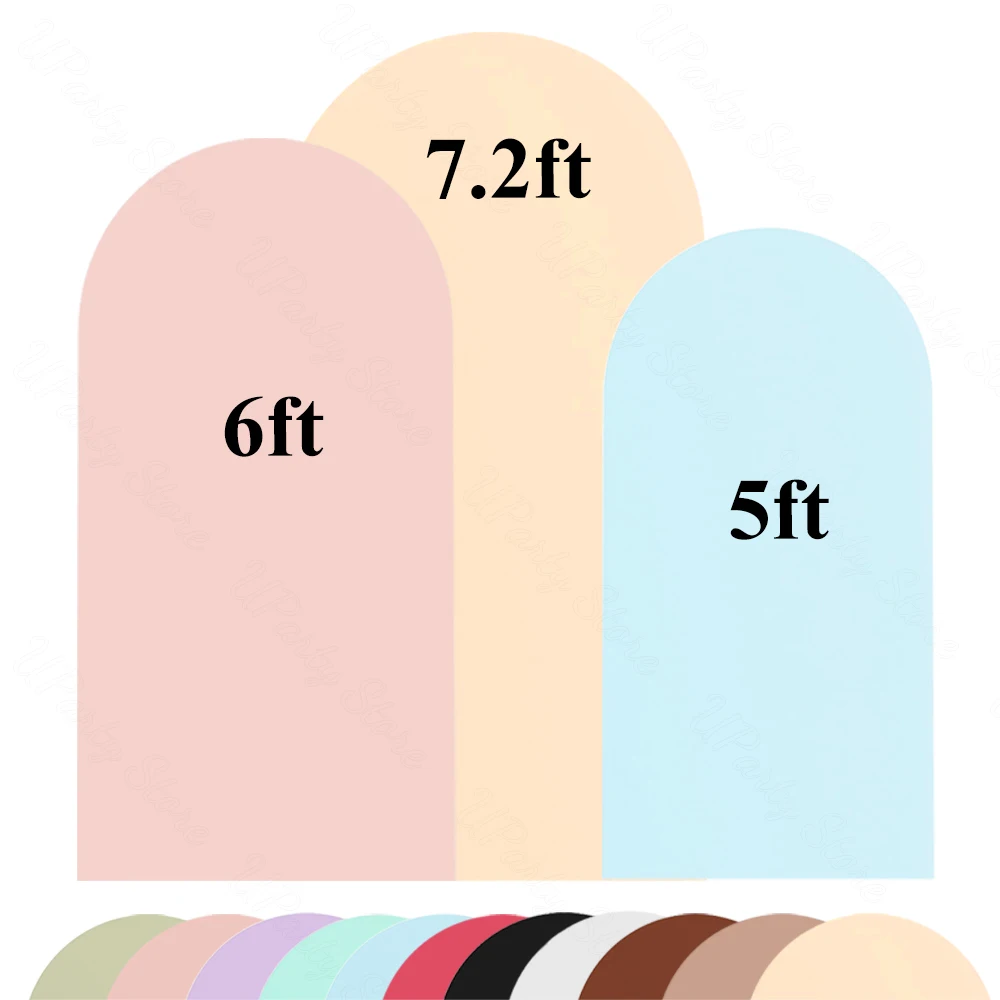 Обложка для заднего фона с аркой толстая двухсторонняя ткань спандекс яркая