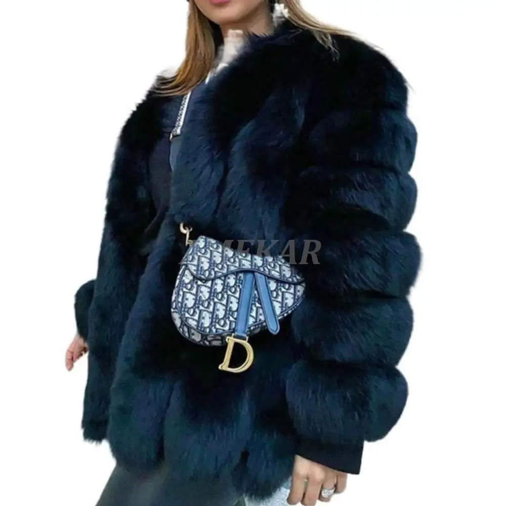 Faux Fox Fur Coat Women Long Thicken Korean Fluffy Women's Windproof Outwear Elegant Manteau Femme Hiver Fashion New Winter Warm