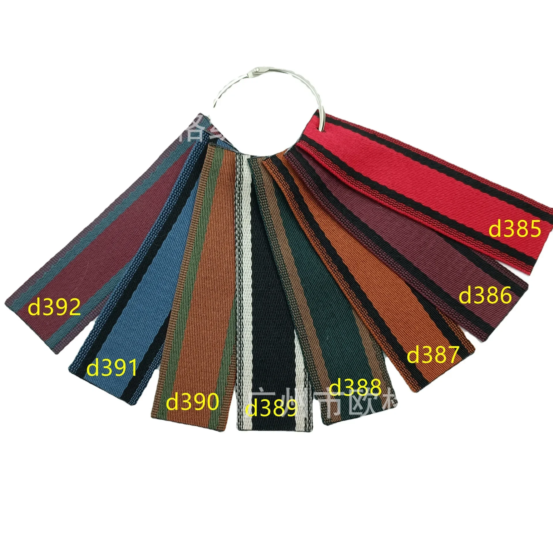 2-Дюймовая утолщенная лента из полиэстера и хлопка с застежкой 5 см красный