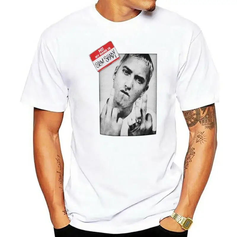 

EMINEM FINGERS-camiseta negra para niñas, camisa oficial, novedad